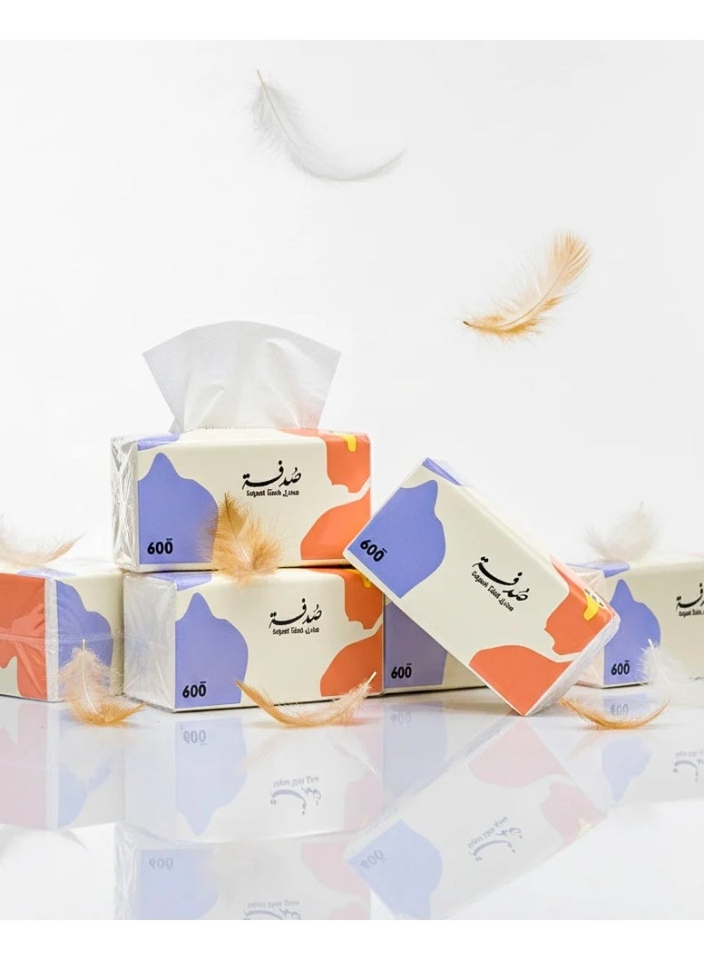 2care Sodfa Facial Tissue 3 Ply, 600 Sheets, 40 Packs - Image 1